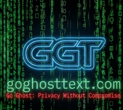GO GHOST TEXT LOGO